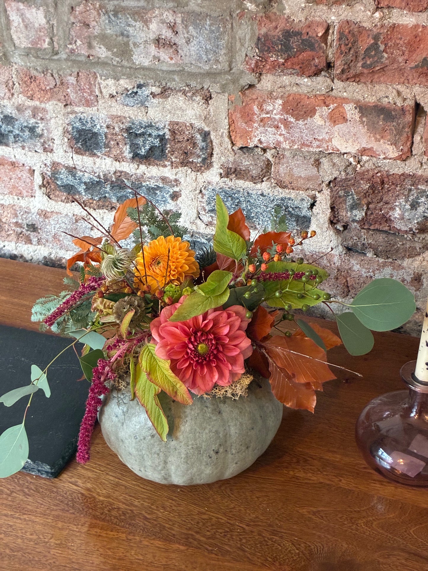 Floral Pumpkin arrangement
