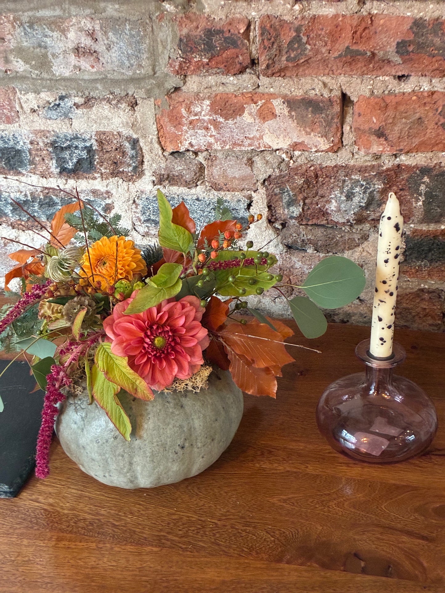 Floral Pumpkin arrangement