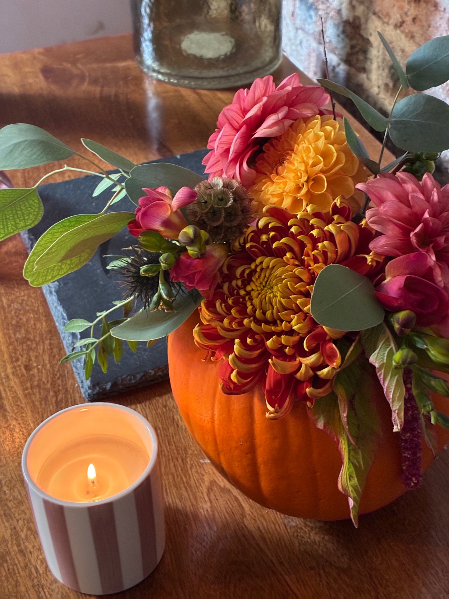 Floral Pumpkin arrangement