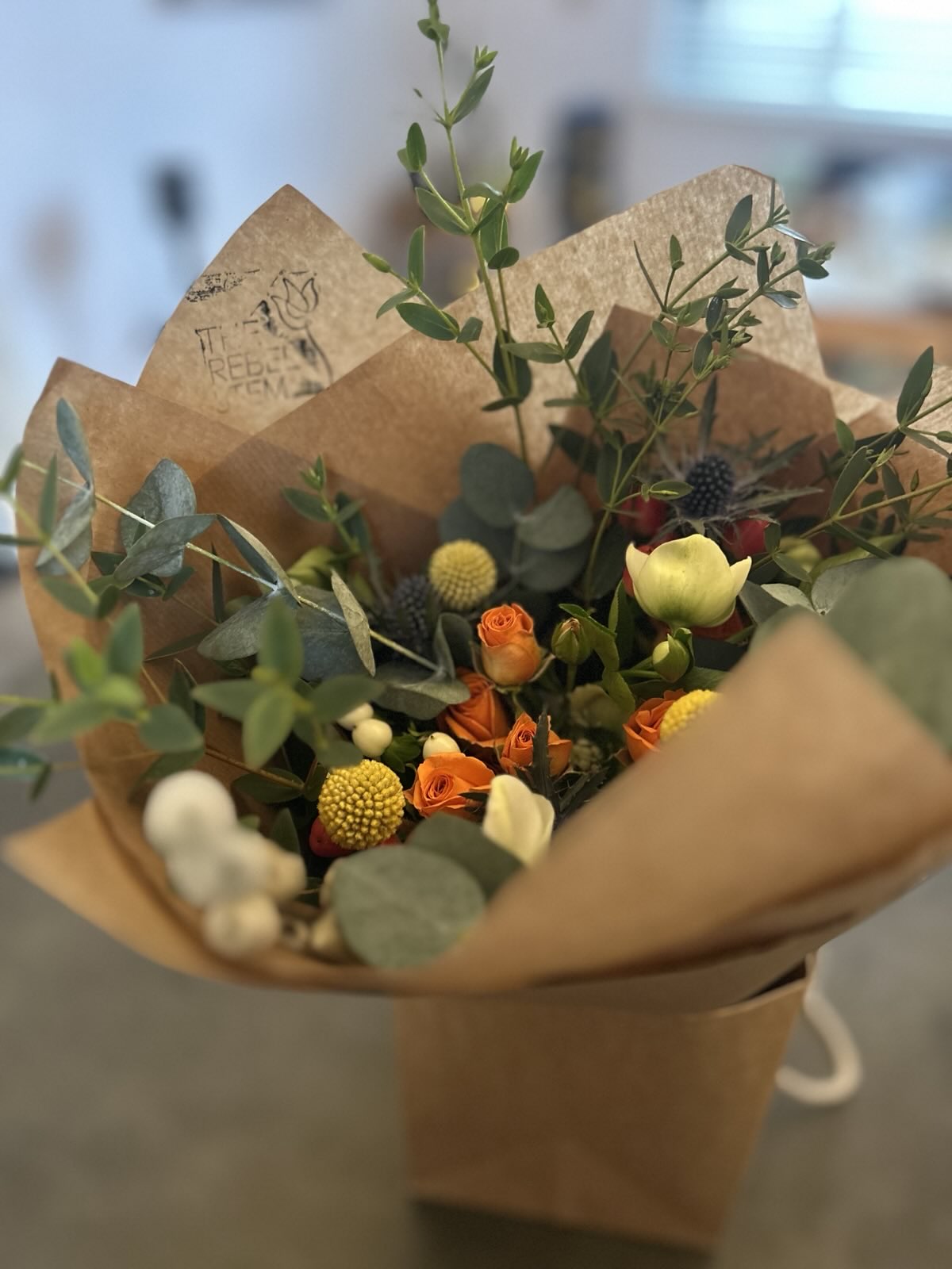 Rustic Charm Hand-Tied Bouquet