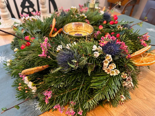 Colourful Christmas Centrepiece