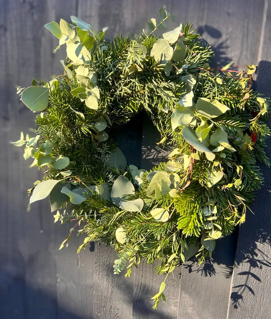 Eucalyptus & Spruce Christmas Wreath